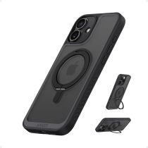 Anker Ultra Magnetic for iPhone 16 Pro Case with Sturdy 360° Ring Stand, Military-Grade Shockproof iPhone 16 Pro Kickstand Compatible with MagSafe(Black)
