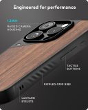 Mous for iPhone 16 Pro Case MagSafe Compatible - Limitless 6.0 - Walnut - Protective Shockproof Phone Cover