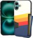 Smartish® iPhone 16 Pro Wallet Case - Wallet Slayer Vol. 1 [Slim + Protective] Credit Card Holder - Drop Tested Hidden Flip Card Slot Cover Compatible with Apple iPhone 16 Pro - Blues on The Green