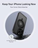 Anker Ultra Magnetic for iPhone 16 Pro Case with Sturdy 360° Ring Stand, Military-Grade Shockproof iPhone 16 Pro Kickstand Compatible with MagSafe(Black)
