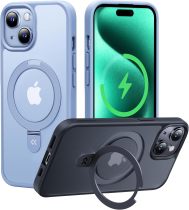 CASEKOO Designed for iPhone 16 Pro Case with Magnetic Invisible Stand [Military Drop Protection] [Compatible with MagSafe] Shockproof Slim Matte Translucent for iPhone 16 Pro Case 6.3 Inch 2024, Black