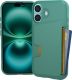 Smartish® iPhone 16 Pro Wallet Case - Wallet Slayer Vol. 1 [Slim + Protective] Credit Card Holder - Drop Tested Hidden Flip Card Slot Cover Compatible with Apple iPhone 16 Pro - Blues on The Green