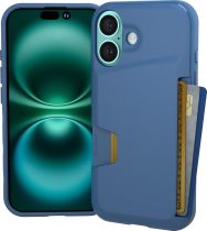 Smartish® iPhone 16 Pro Wallet Case - Wallet Slayer Vol. 1 [Slim + Protective] Credit Card Holder - Drop Tested Hidden Flip Card Slot Cover Compatible with Apple iPhone 16 Pro - Blues on The Green