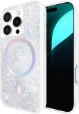kate spade new york iPhone 16 Pro Case - Compatible with MagSafe - Designer Phone Case - Chunky Glitter Iridescent