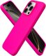 ORNARTO Compatible with iPhone 16 Pro Case 6.3 , Slim Liquid Silicone 3 Layers Soft Gel Rubber Shockproof Protective Case with Anti-Scratch Microfiber Lining-Chalk Pink