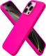 ORNARTO Compatible with iPhone 16 Pro Case 6.3 , Slim Liquid Silicone 3 Layers Soft Gel Rubber Shockproof Protective Case with Anti-Scratch Microfiber Lining-Chalk Pink