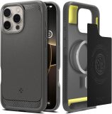 Spigen Rugged Armor MagFit Designed for iPhone 16 Pro Case [Military-Grade Protection] Compatible with MagSafe - Matte Black