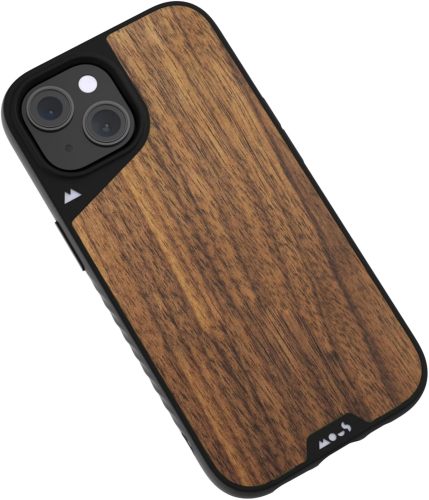 Mous for iPhone 16 Pro Case MagSafe Compatible - Limitless 6.0 - Walnut - Protective Shockproof Phone Cover