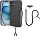 Smartish® iPhone 16 Pro Wallet Case - Wallet Slayer Vol. 1 [Slim + Protective] Credit Card Holder - Drop Tested Hidden Flip Card Slot Cover Compatible with Apple iPhone 16 Pro - Blues on The Green