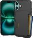 Smartish® iPhone 16 Pro Wallet Case - Wallet Slayer Vol. 1 [Slim + Protective] Credit Card Holder - Drop Tested Hidden Flip Card Slot Cover Compatible with Apple iPhone 16 Pro - Blues on The Green