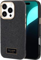 kate spade new york iPhone 16 Pro Case - Compatible with MagSafe - Designer Phone Case - Chunky Glitter Iridescent