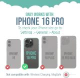 Smartish® iPhone 16 Pro Wallet Case - Wallet Slayer Vol. 1 [Slim + Protective] Credit Card Holder - Drop Tested Hidden Flip Card Slot Cover Compatible with Apple iPhone 16 Pro - Blues on The Green