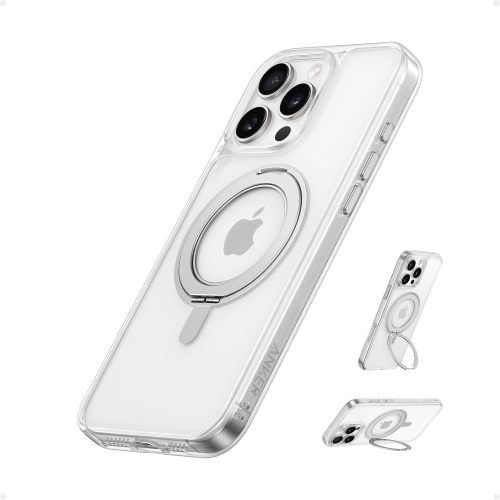 Anker Ultra Magnetic for iPhone 16 Pro Case with Sturdy 360° Ring Stand, Military-Grade Shockproof iPhone 16 Pro Kickstand Compatible with MagSafe(Black)