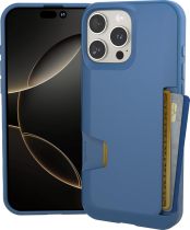 Smartish® iPhone 16 Pro Wallet Case - Wallet Slayer Vol. 1 [Slim + Protective] Credit Card Holder - Drop Tested Hidden Flip Card Slot Cover Compatible with Apple iPhone 16 Pro - Blues on The Green