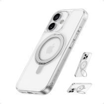 Anker Ultra Magnetic for iPhone 16 Pro Case with Sturdy 360° Ring Stand, Military-Grade Shockproof iPhone 16 Pro Kickstand Compatible with MagSafe(Black)
