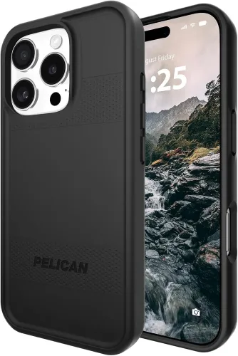 Pelican Ranger iPhone 16 Pro Case [Compatible with MagSafe] Rugged Magnetic Phone Case with 12ft Military-Grade Drop Protection - Heavy Duty Phone Cover for iPhone 16 Pro - Frosted Clear