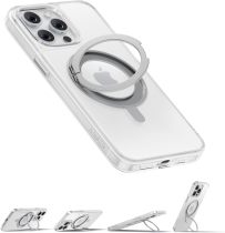 Anker Ultra Magnetic for iPhone 16 Pro Case with Sturdy 360° Ring Stand, Military-Grade Shockproof iPhone 16 Pro Kickstand Compatible with MagSafe(Black)
