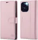 Compatible with iPhone 16 Pro 6.3  Wallet Case with RFID Blocking Credit Card Holder, PU Leather Folio Flip Kickstand Protective Shockproof Cover Women Men for Apple 16 pro Phone Case (Purple)