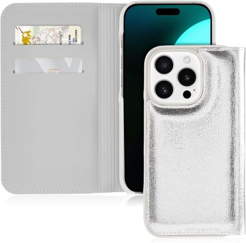 kate spade new york iPhone 16 Pro Case - Compatible with MagSafe - Designer Phone Case - Chunky Glitter Iridescent