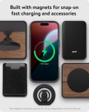 Mous for iPhone 16 Pro Case MagSafe Compatible - Limitless 6.0 - Walnut - Protective Shockproof Phone Cover