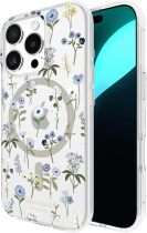 kate spade new york iPhone 16 Pro Case - Compatible with MagSafe - Designer Phone Case - Chunky Glitter Iridescent