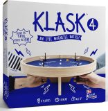 KLASK: The Magnetic Award-Winning Party Game of Skill - for Kids and Adults of All Ages That’s Half Foosball, Half Air Hockey