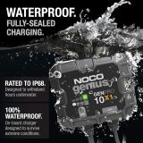 NOCO Genius GENPRO10X1, 1-Bank, 10A (10A/Bank) Smart Marine Battery Charger, 12V Waterproof Onboard Boat Charger, Battery Maintainer and Desulfator for AGM, Lithium (LiFePO4) and Deep-Cycle Batteries