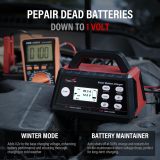 TowerTop Smart Car Battery Charger: 10A Battery Chargers 6V/12V Boat Battery Chargers with Auto Desulfator, Repair, Maintainer, Winter Mode, Suitable for AGM, Lithium (LiFePO4), Deep-Cycle Batteries