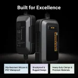 Hulkman Sigma 5 Battery Trickle Charger, 5A 6V/12V Automatic Smart Car Battery Charger, Battery Maintainer, and Desulfator with Intelligent Interface for Car, Motorcycle, ATV, Lithium and Deep Cycle