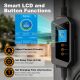 feyree 40A Level 2 EV Charger, 240V EV Charger Level 2, NEMA 14-50P Portable Electric Car Charger, SAE J1772 Charger with 17FT(WiFi Enabled/with LCD/Adjust Current/Customizable Charging Time)