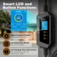 feyree 40A Level 2 EV Charger, 240V EV Charger Level 2, NEMA 14-50P Portable Electric Car Charger, SAE J1772 Charger with 17FT(WiFi Enabled/with LCD/Adjust Current/Customizable Charging Time)