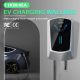 Home Level 2 ev Charging Station 48A 240V 25FT 7in LCD Electric Vehicle Charger for j1772 App Control Available time Reservation Indoor/Outdoor ev Charger Silver