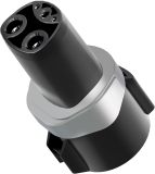 EV Charger J1772 to Tesla Adapter - Up to 60A 250V IP55 J1772 Charger Adapter for Tesla Model 3/Y/X/S, Mobile EV Adapter for Tesla with Fast Charging