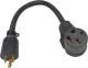 FC-EV10345 Male Older Dryer 3 Prong Plug to Female 4 Prong 14-50R Receptacle 3 Prong to 4 Prong EV Charge Adapter Cord NEMA 10-30P to 14-50R 30A to 50A Output 30Amp 250Volt (Only for EV use)