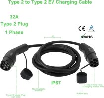 DreamsCT EV Charger Portable Level 1+2 110V-240V Adjustable Electric Vehicle Charging Station