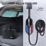 Tera Electric Vehicle Charger Level-2: Level 1 for Tesla J1772 EV 32A 8A 110V 240V Portable & Wall Connector Dual Use ETL NEMA 14-50 & 5-15 Wi-Fi Enabled 25FT Cable with Holder P01