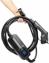 Electric Vehicle Charging Stations 32 Amp EV Charger Level 2 Upgraded Portable Charging Cable Station Electric Vehicle All Cars Electric Vehicle Charging Cable Compatible