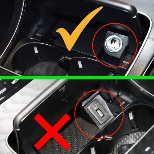 Car Wireless Charger Qi Charging Station Pad fits for 2016-2021 Mercedes-Benz C-Class C180 C200 C250 C300 C43 C63 AMG | GLC-Class GLC250 GLC300 GLC43 GLC63 AMG Accessories