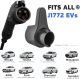 EV Charging Cable Holder Wall Mount for J1772, Electronic Vehicle Charger Cord Hanger, EVSE Car Charger Cable Organizer Management, EV Charging Plug Cord Protector Wall Hook SAE J1772 Connector