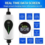 SAE J1772 Portable Level 2 EV Charger, 40 Amp, 90-260V, 9.6KW, Charging Cable with NEMA 14-50 Male Plug Home Charging, Indoor/Outdoor ev Charge Station Charge Gun