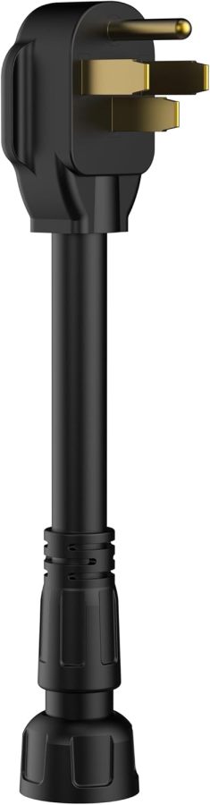 NEMA 14-30 Adapter, 24A/240V, Compatible with DEWALT 32 Amp Portable EV Charger, High Power Connector, Easy to Connect, No Tools Required