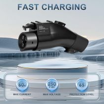 EV Adapter for Tesla to J1772, Up to 60Amp 250V Tesla Charger Adapter, J1772 EVs Adapter Compatible with IP65 Tesla Powered Connectors, Destination Chargers and Mobile Connectors [Only to J1772]
