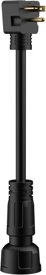 NEMA 14-30 Adapter, 24A/240V, Compatible with DEWALT 32 Amp Portable EV Charger, High Power Connector, Easy to Connect, No Tools Required