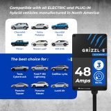 Grizzl-E 48A Ultimate Level 2 Fast Electric Vehicle (EV) Charger, UL Tested and Certified, Metal Case, Indoor/Outdoor Electric Car Fast Charging Station, Hardwired, Classic Black, J1772