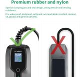 10/16A EV Charger Level 1+2, 20ft Charging Cable NEMA 6-20 Plug with LCD Display Portable EV Charging Station for Electric and Hybrid Vehicles