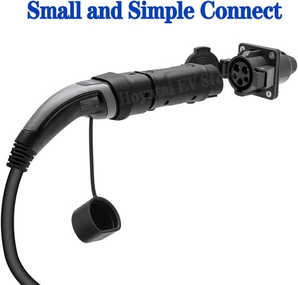 J1772 EV Adaptor Plug 32A Electric Vehicle Car EV Charger Connector Type 2 To Type1 Electric Vehicle Charging Adapter