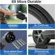 EV Charger Level 1 (NEMA 5-15 /15A /110V / 25ft),EVSE Adjustable Currents 6A-16A,IP65 Waterproof Home EV Charging Station, with LCD Screen and Timing Delay for All J1772 EVs
