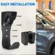 EV Charger Holder Wall Mount Stainless Steel for SAE J1772 connectors, Electric Vehicle Charging Cable Holder Storage and Organization Gun-Head Socket Connector Holster Dock
