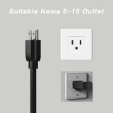 Level 1 EV Charger 16 Amp 25FT Cable Portable Electric Charger for J1772 EVs with NEMA 5-15 Plug