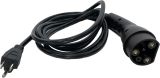 Charging Power Cord Assembly Fits for Evolution ICON Golf Carts, Replaces OEM# 2.04.0620 (Orange)